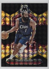 2023-24 Panini Mosaic Choice Black Gold Mosaic Prizm 3/8 James Harden #152 1o2