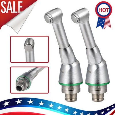 2pcsDental 16:1 Electric Contra Angle Handpiece Endo Motor Root Canal Instrument