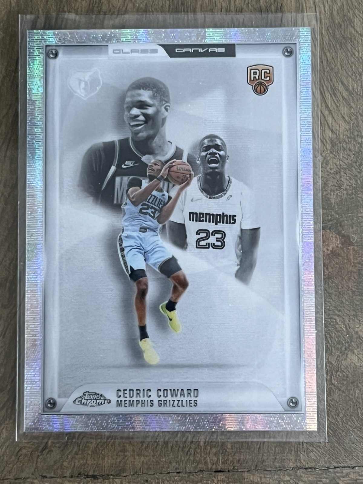 Cedric Coward #24 2025-26 Panini Signature Series Basketball Sketch Cards