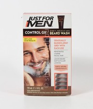 Just For Men Control GX Beard Grey Reducing Beard Wash 4 fl oz / 118 ml