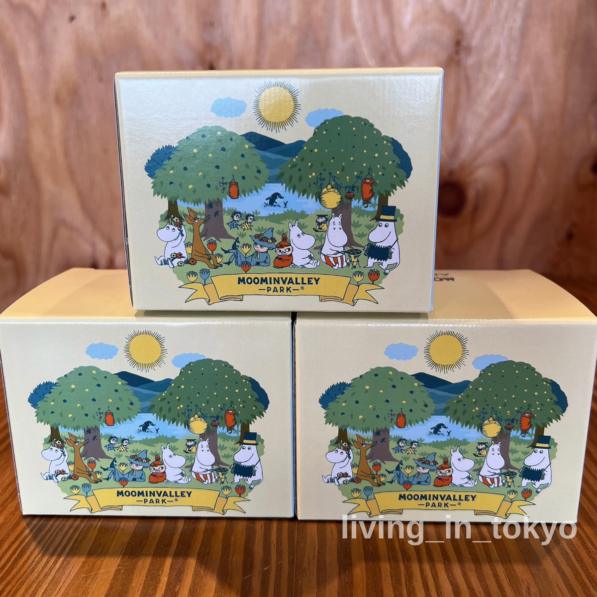 Set of 3 ARABIA Moomin Mug 2026 SIMPLE JOY Moominvalley Park
