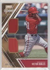 2017 Panini Elite Extra Edition Dual Materials Holo Gold 86/99 Victor Robles z5w