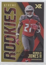 2018 Panini XR Xtreme Rookies Gold 4/10 Ronald Jones II #X-14 0b0