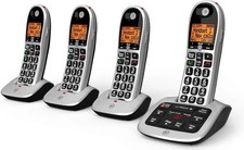 BT 4600 Cordless Landline Phone with Nuisance Call Blocker & Answer Machine Quad