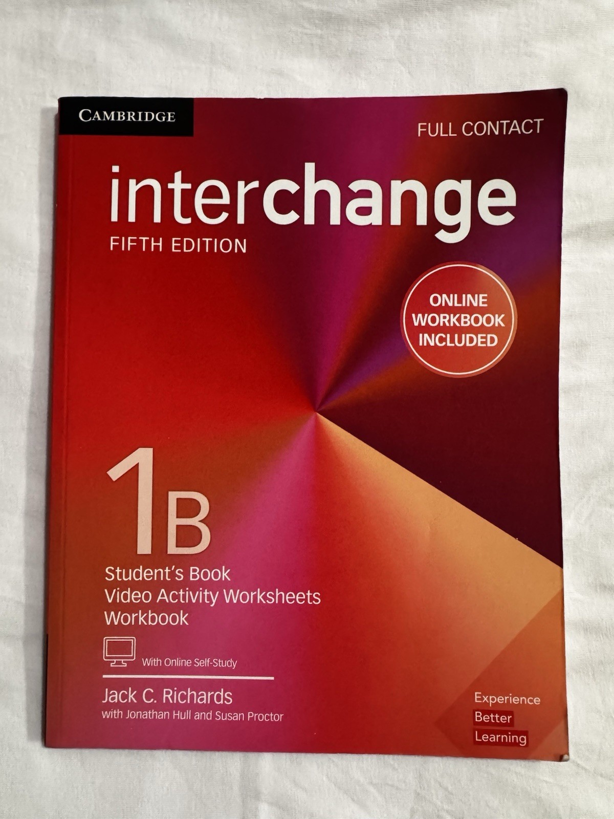 Interchange Level 1B – Student’s Book With Online Workbook, Fifth Edition