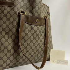 GUCCI Tote bag GG Supreme Vintage Authentic From Japan