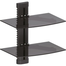 InLine Wandhalterung für DVD Bluray Sat-Receiver bis 8kg schwarz Wandregal