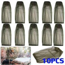 10X Anti-Mosquito Bug Bee Insect Head Net Hat Cap Sun Protection Fishing Hiking