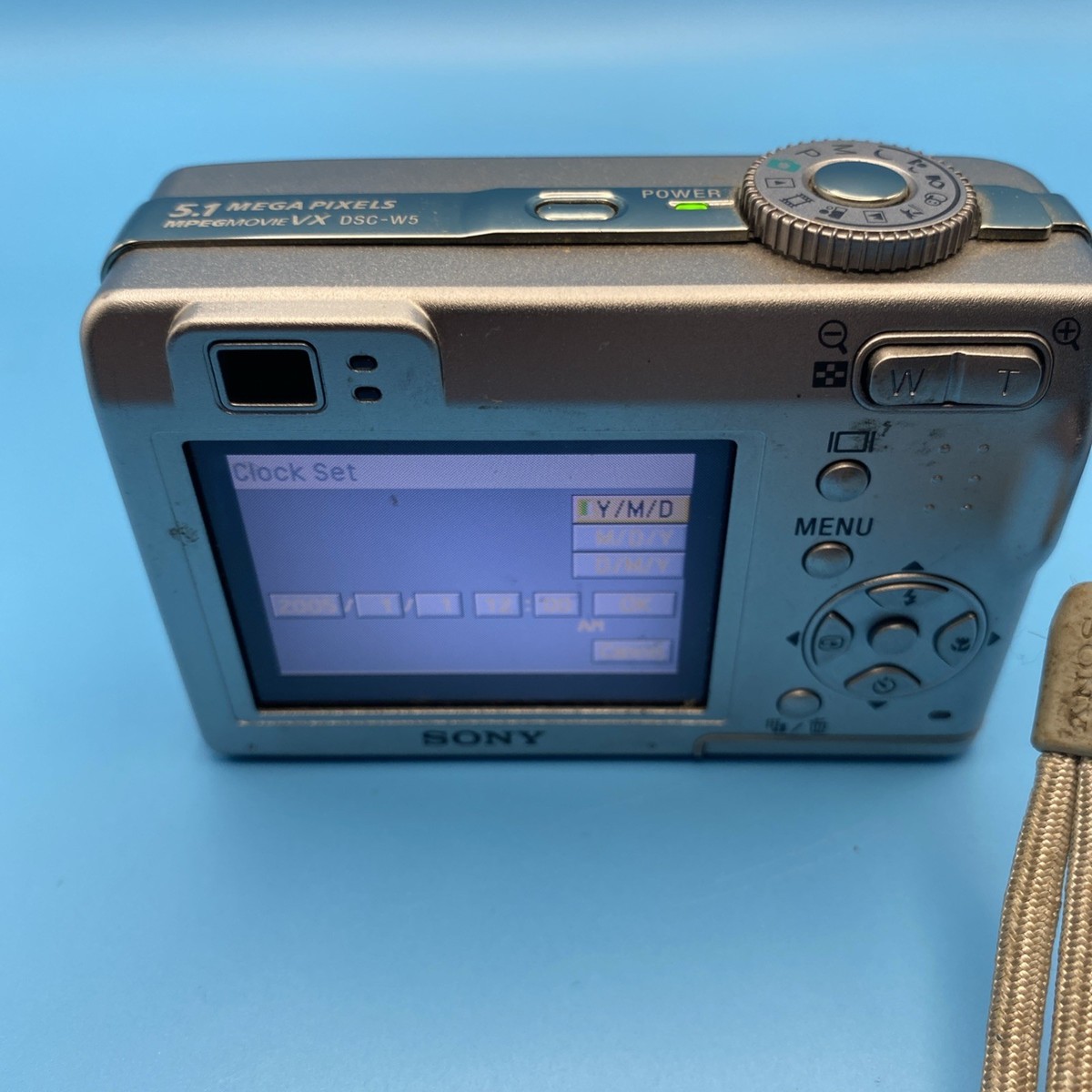 Sony Cyber-shot DSC-W5 5.1 MP Carl Zeiss Lens Digital Camera PARTS