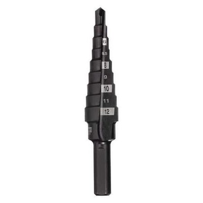 Milwaukee Tool 48-89-9301 4Mm-12Mm Step Bit, 9 Hole