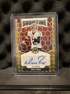 2025 Panini Mosaic Showtime Matt Ryan Gold Auto /10