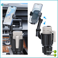 GeträNkehalter Handyhalterung 2-In-1 Universal 360° Drehbar Becherhalter Auto