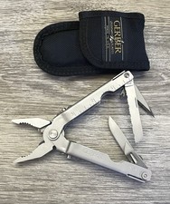 Vintage MP600 Gerber Multi-Plier Tool W/Pouch Stainless Steel Great Condition