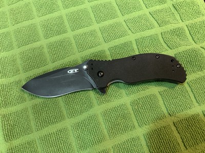 ZT Zero Tolerance 0350 Black-Ken Onion Design Assisted Flipper Knife- Classic  