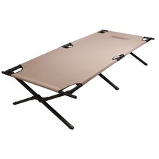 Coleman Trailhead II Large Folding Cot with Easy Setup  Takedown, Full, Grey