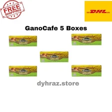 5 X Gano Excel Gano Cafe Ginseng Longjack Ganoderma (15 sachets X 21g)