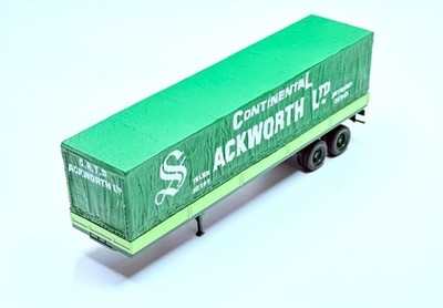 CORGI 2-ACHS KIPPANHÄNGER MIT CONTAINER ACKWORTH CC12602 1:50