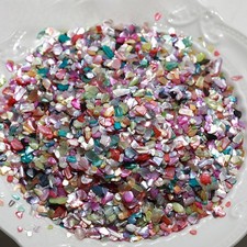 50g 3-5mm Natural Shell Pieces DIY Lacquer Inlay Nail Art Decoration Material
