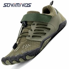 Zapatos descalzos para hombre Zapatos de natación con punta ancha Antideslizantes Zapatos de playa Tenis suaves