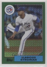2017 Topps Silver Pack 1987 Design Chrome Green /175 Marcus Stroman #87-MST et6