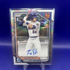 2024 Bowman Draft - Chrome Prospect Autographs Trey Snyder Refractor /499 