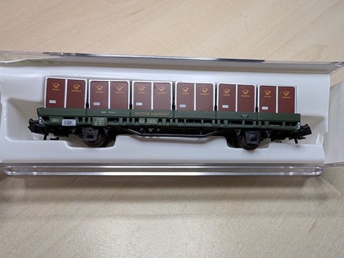 Hobbytrain 10115 Behältertragwagen Post 2-t/13 DBP - Unbespielt - Keine OVP | Zustand: Neu