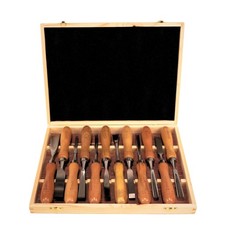 12-Pieces Wood Carving Tools Set   Professional Chisel and Gouge Kit with