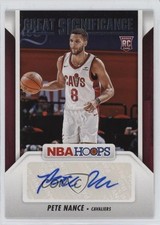 2024-25 Panini NBA Hoops Great SIGnificance Pete Nance #GS-PNC Auto 1co7