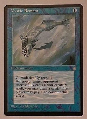 MTG Mystic Remora Ice Age Regular CEDH Staple PreModern OldSchool NM