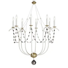 Maxim 20488 Formosa 8 Light 32"W Taper Candle Style Chandelier - Ecru / Venetian