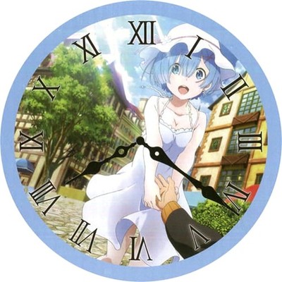 Re:Zero -Starting Life in Another World- Rem 3D Art Clock Japan B676
