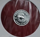 2012 Krugerrand - 1 Gram .999 Fine Pure Silver Mini Proof Round Coin Bar