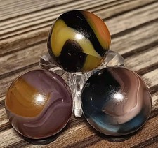 JABO CLASSIC SWIRL MARBLE LOT. HTF TYPES. MINT. UV ACTIVE. 90S RUN