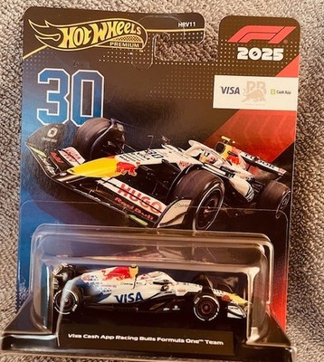 2025 Hot Wheels Premium Formula 1 #30 Visa Cash App RB-NEW