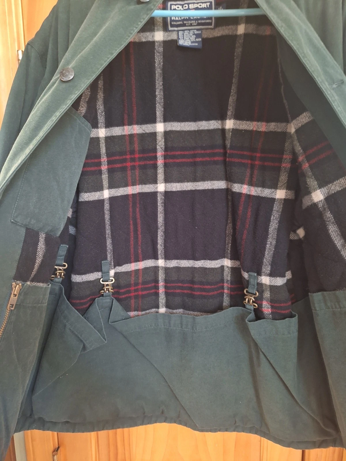 Vintage Polo Sport Workwear Chore Jacket Forest Green Size L Stadium Sportsman - product detail image 4