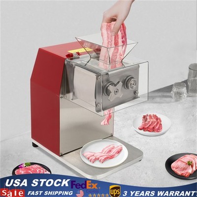 Commercial Electric Meat Cutter Slicer Shredding Cutting Machine Kitchen 1100W