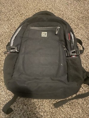Bruno Cavalli Black Laptop Backpack, Multiple Compartments