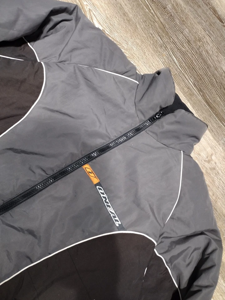 Chaqueta de Motocicleta de Carreras O'NEAL Vintage XL Abrigo Desteñido Forrado Negro Foto 4 de 4