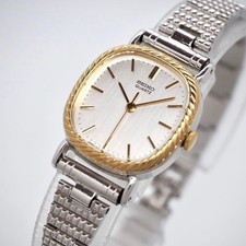 SEIKO Wristwatch 22mm Silver Square