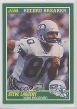 1989 Score Record Breaker Steve Largent #327 HOF 0a3