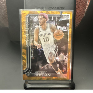 その他 2022 Panini Jeremy Sochan spurs 1/1 Jeremy Sochan San Antonio Spurs Autographed 2022-23 Panini Black