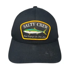 Salty Crew Find Refuge In The Size Trucker Hat Black OS The Classics Yupoong