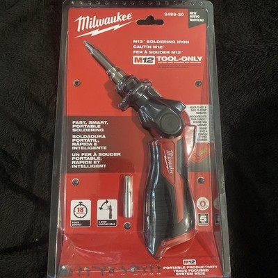 Milwaukee 2488-20 M12 12V Cordless Soldering Iron Tool Only
