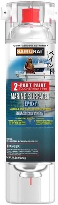 2-Part Spray Paint Epoxy Primer for Marine Surfacer (Metal Primer Silver)