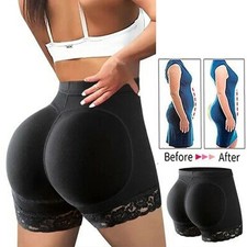 Booty Shaper Padded Underwear Panty Women's FAKE ASS Butt Lifter Hip Enhancer.