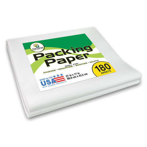 Packing Paper Sheets for Moving - 180 Sheets of Newsprint Paper - Must Have i...