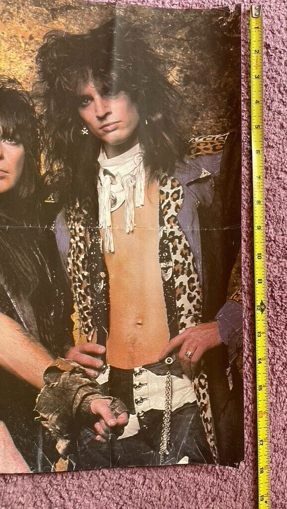 Vintage Original Rare 1980's Mötley Crüe Poster - 18x22.5 | eBay