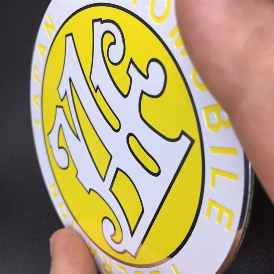 Pegatina calcomanía emblema carrocería carrocería carrocería Japón JAF aluminio 3D JAF Foto 2 de 4