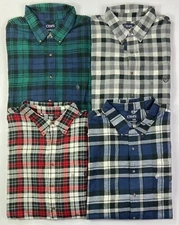 NEW Men's Chaps Big & Tall Long Sleeve Button-Up Performance Flannel Shirt