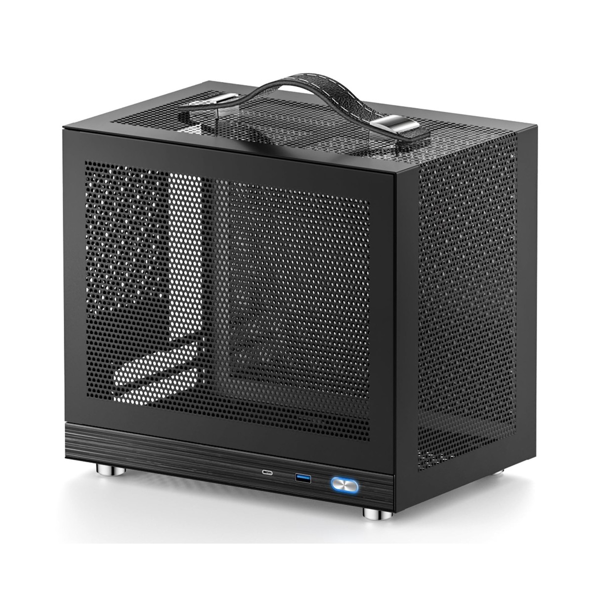 KXRORS G200 Mini-ITX PC Gaming Case - Front I/O USB 3.0 Type - C